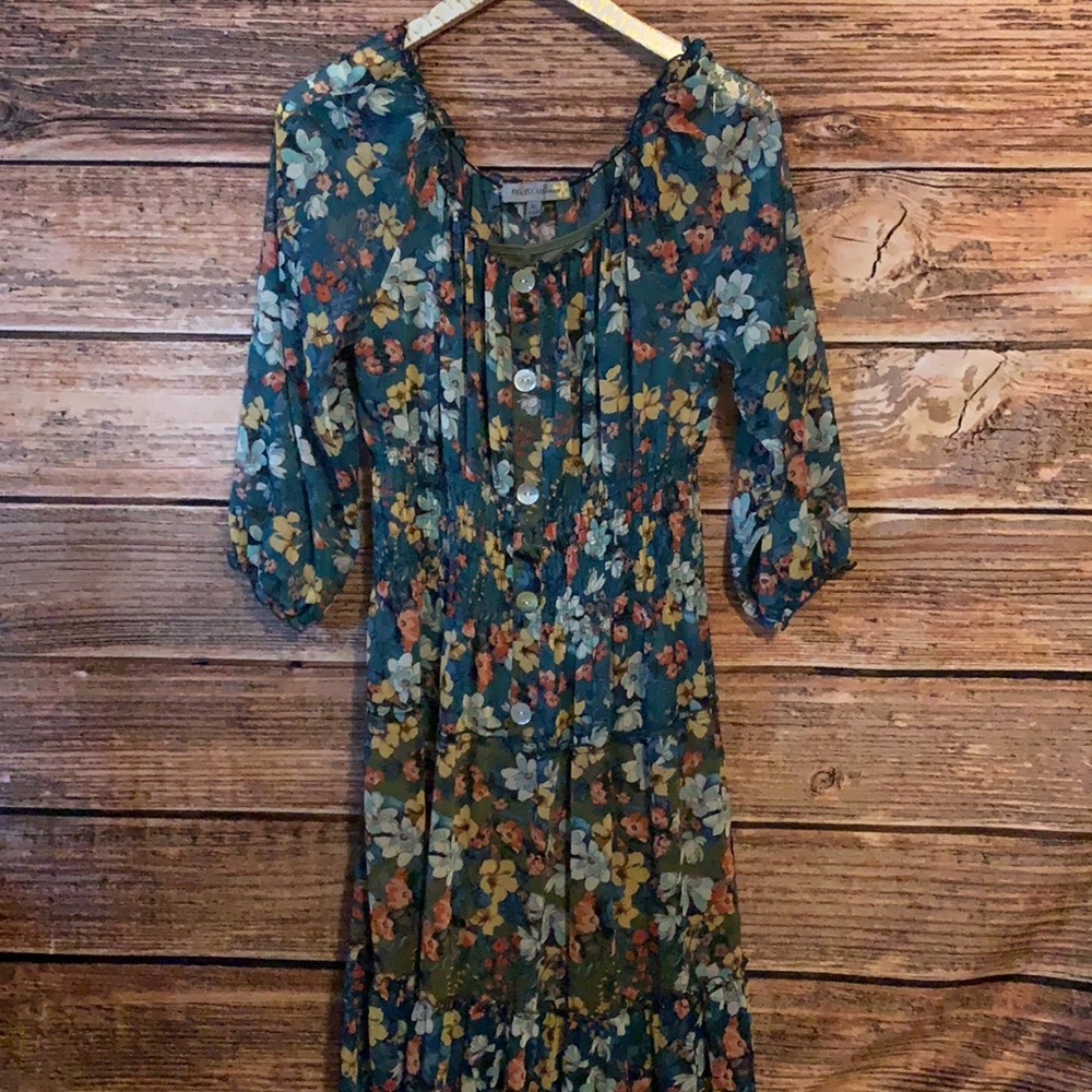 Anthropologie Figuroea & flower Floral Dress